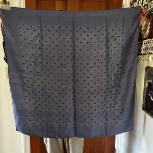 Bullock and Jones giant silk vintage scarf 36 x 36 inches